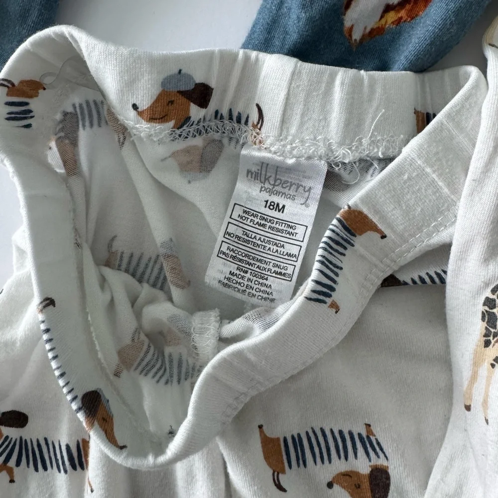 Bamboo Misc Pajama Lot Sizes 18-24M - Picture 11 of 15